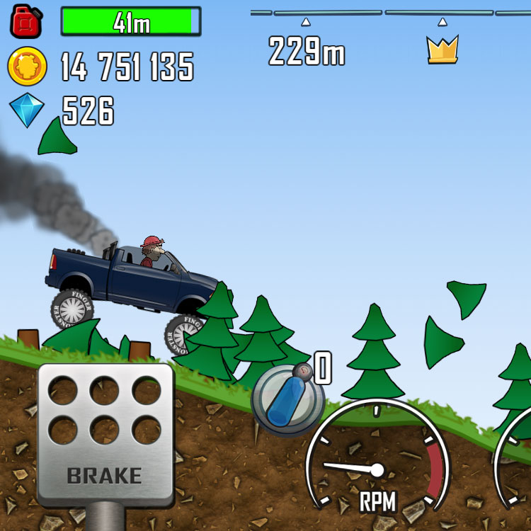 map of fuel canisters in the hill climb racing game