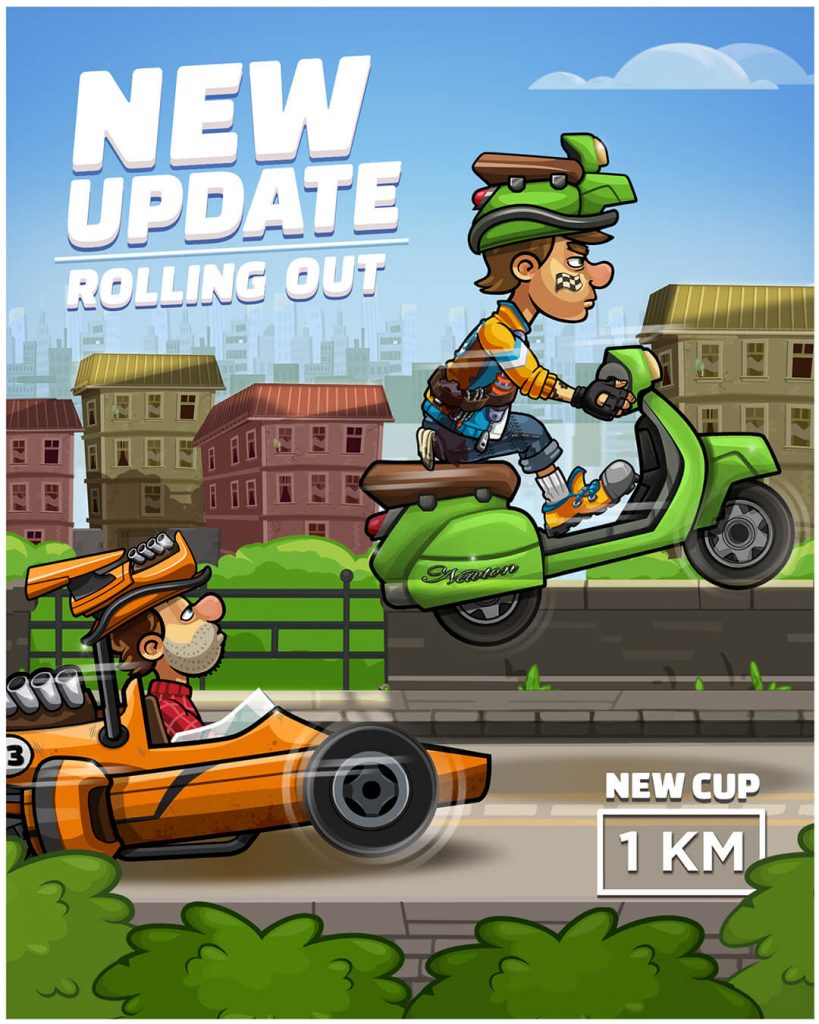 Hill Climb Racing - The newest update for Hill Climb Racing 2 is