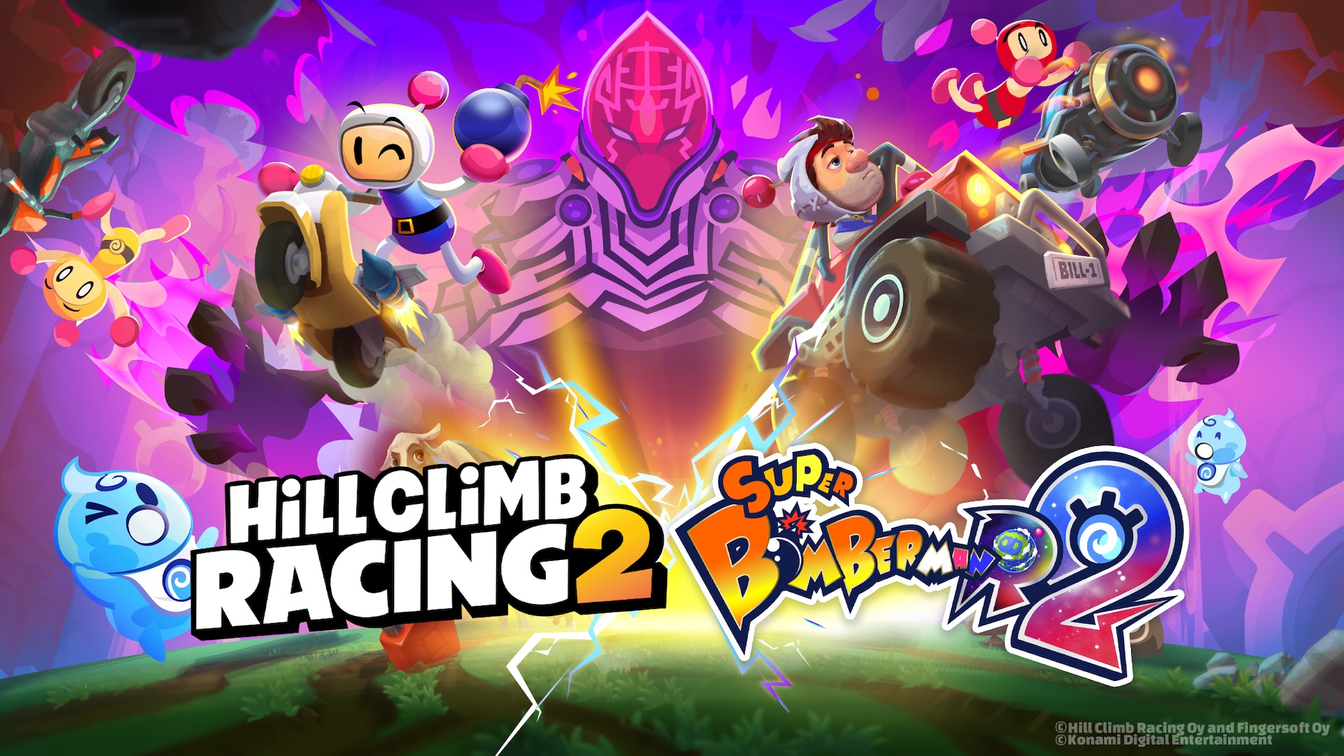 Bomberman rolls into Hill Climb Racing 2 • Fingersoft